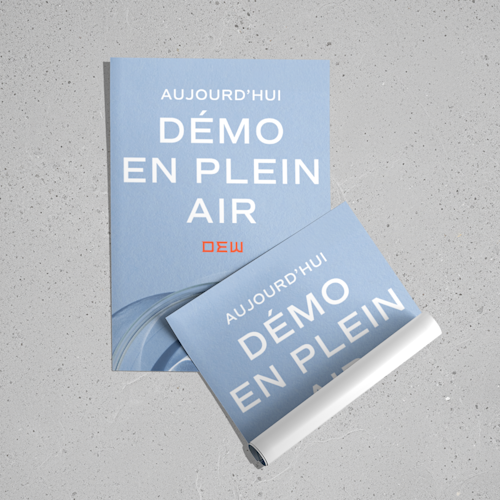 Affiches publicitaires pour extérieur