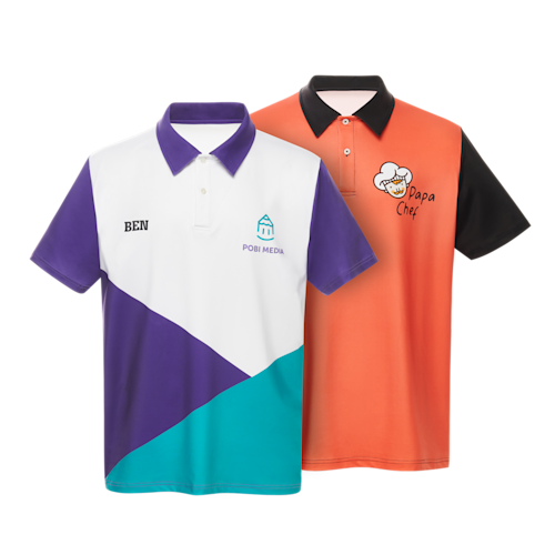 Polo sportiva interamente personalizzabile