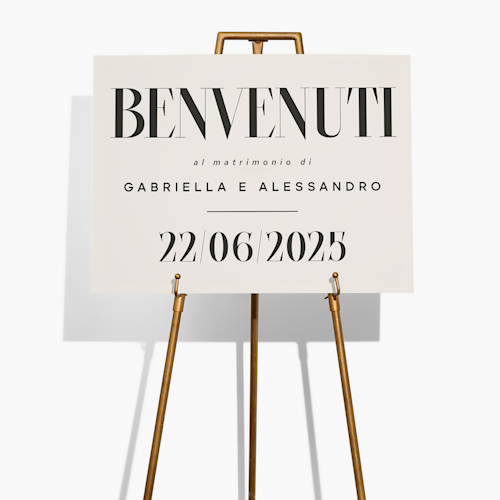 Cartelli di benvenuto