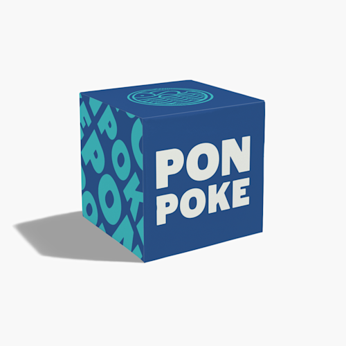 Pouf a cubo di cartone