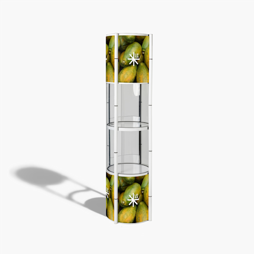 Espositori a torre flessibili pieghevoli