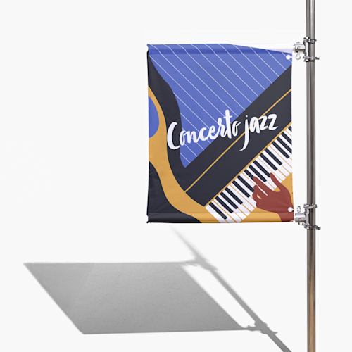 Striscioni per pali stradali