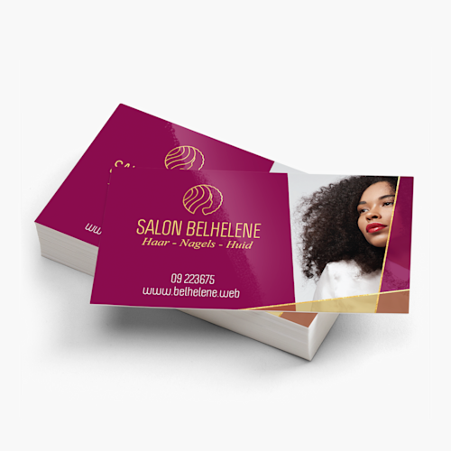 Glossy visitekaartjes
