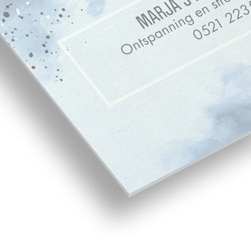 Soft-touch visitekaartjes