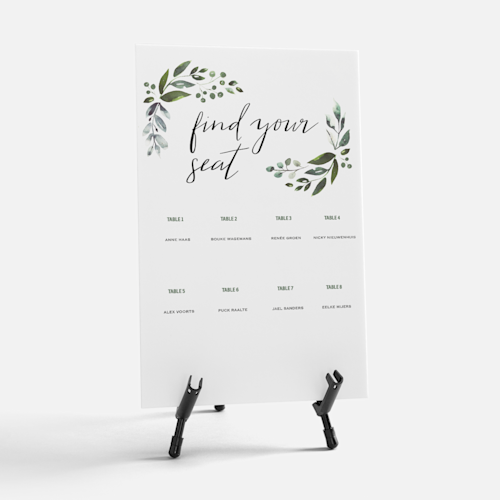 Foamboards voor bruiloften