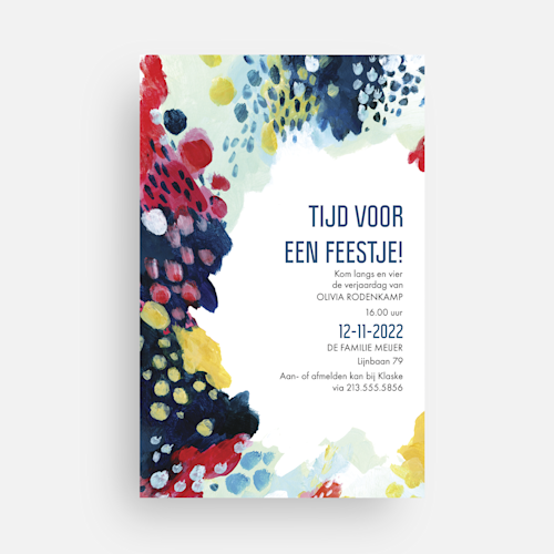 Verjaardagsuitnodigingen voor volwassenen