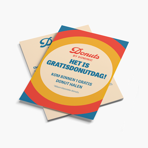Flyers binnen 1 werkdag bezorgd