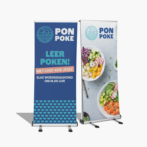Roll-up banners voor buiten