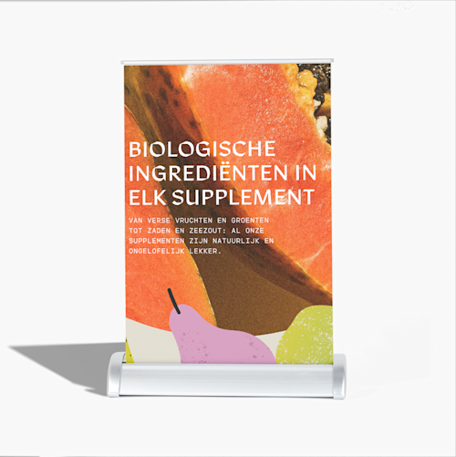 Mini roll-up banners