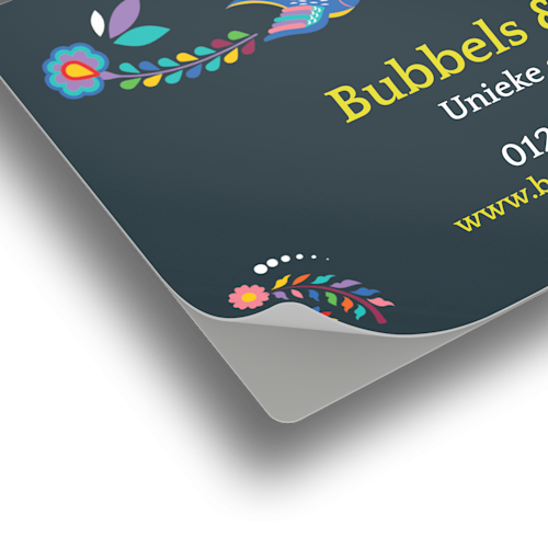 Visitekaartjesstickers