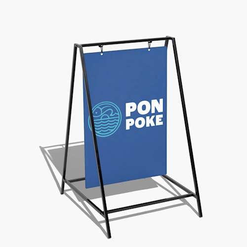 Krijtstoepbord Swing