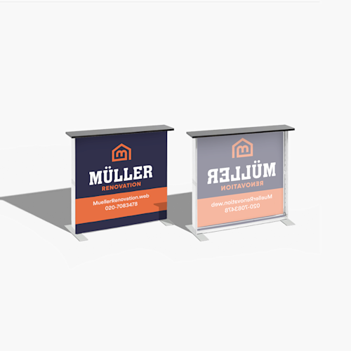 Opvouwbare Brightbox-balie