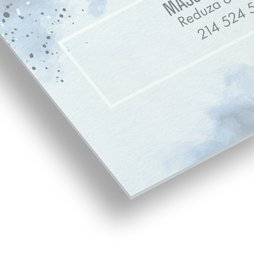 Cartões de visita soft touch