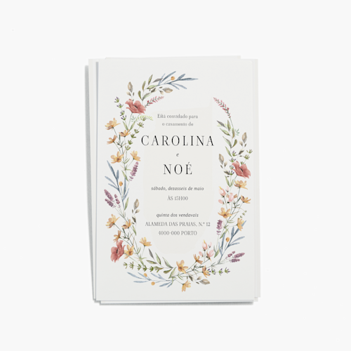 Convites de casamento