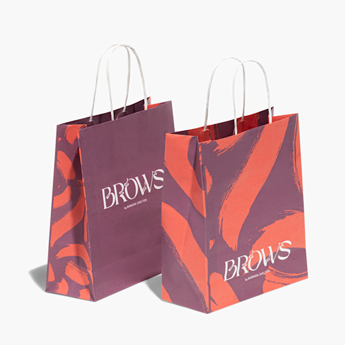 Sacos de papel estampados
