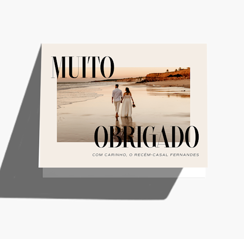 Cartões de agradecimento