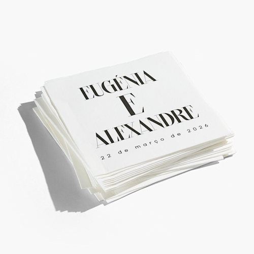Guardanapos personalizados