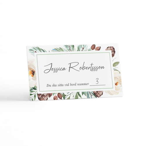 Bordsplaceringskort till bröllop