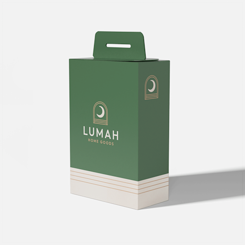 Presentförpackning med handtag