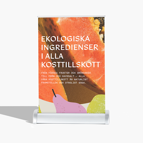 Roll-ups för bordsplacering