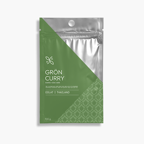 Metallfärgade livsmedelspåsar