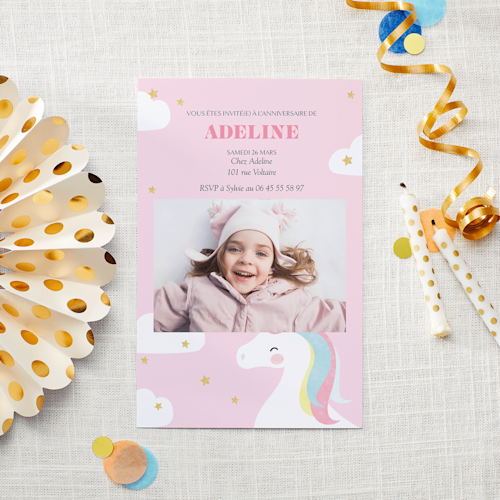 Invitations d’anniversaire enfant