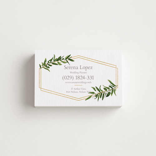 Ridged Business Cards