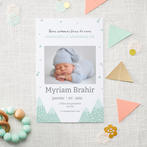Faire-part de naissance