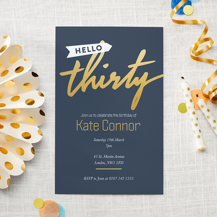 Custom Stationery, Personalised Invitations Vistaprint