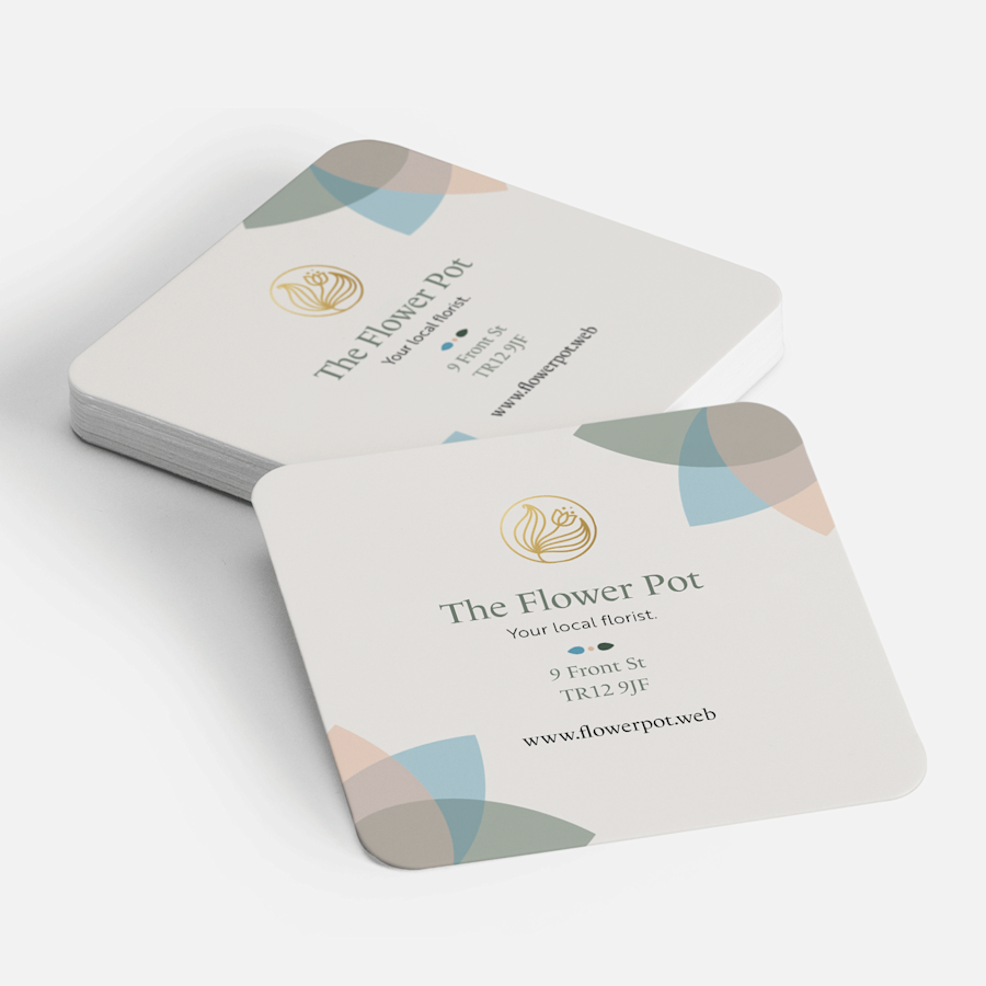 Rounded Corner Business Cards