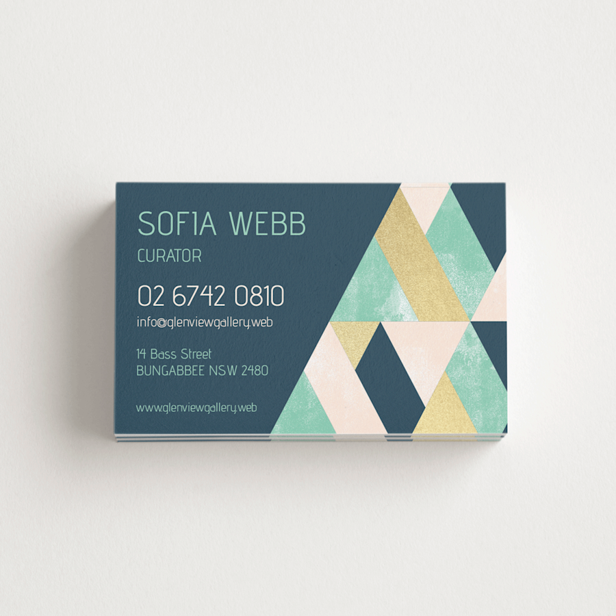 Soft Touch Laminated Business Cards