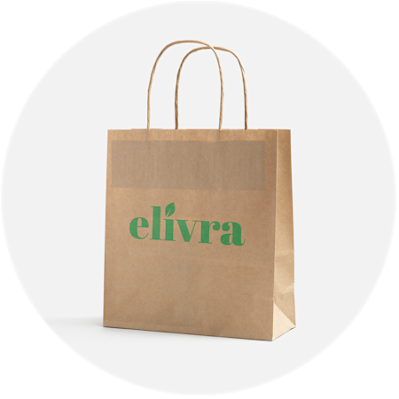 Cheap paper bags with logo 2025