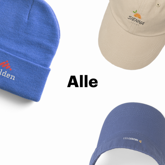 Personalisierte Kopfbedeckungen, gebrandete Kopfbedeckungen mit Logo | VistaPrint