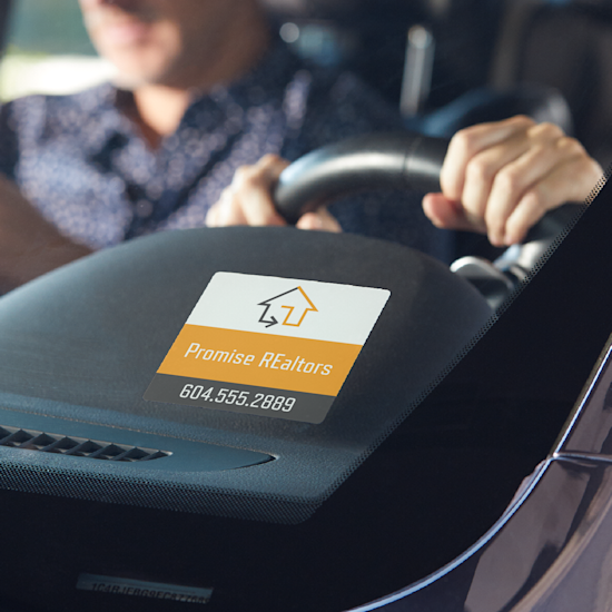 Custom Decals & Adhesive Signs VistaPrint