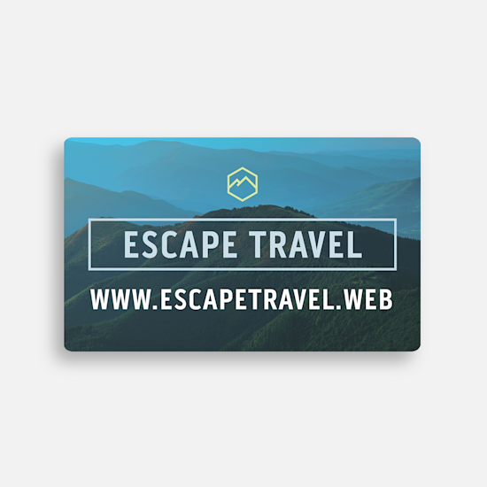 custom rectangle sticker for travel agency