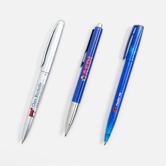 Stylos Métalliques Personnalisés Avec Logo - Impression Couleur - Idéaux Cadeaux D'Entreprise Et Promotion