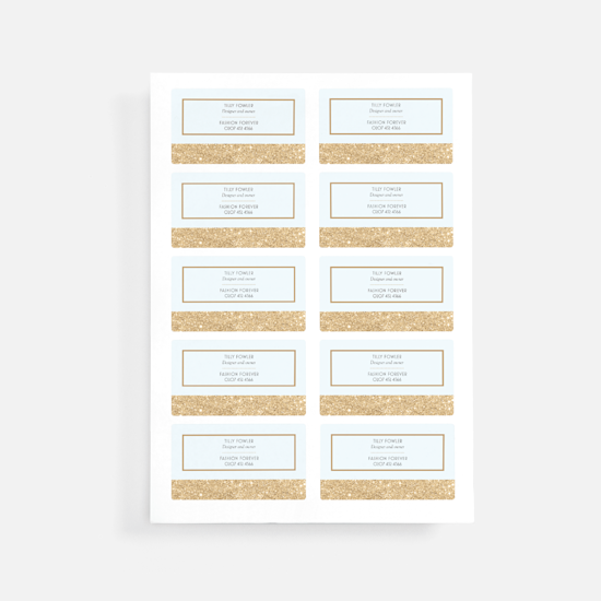 Business on sale sticker labels