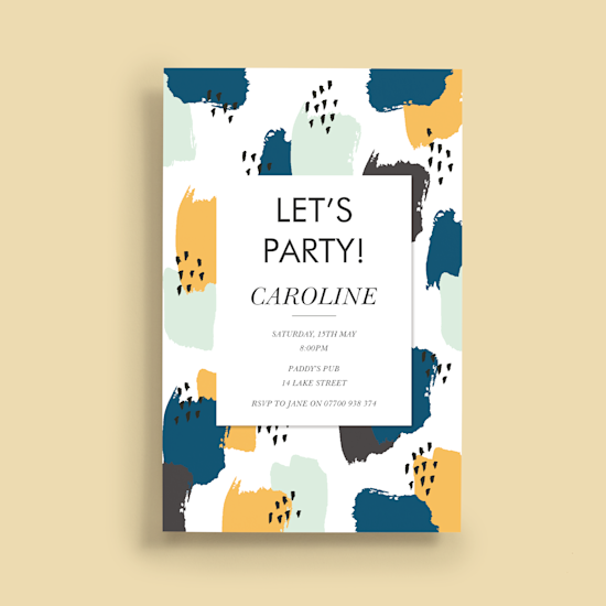 Birthday top invitation ideas