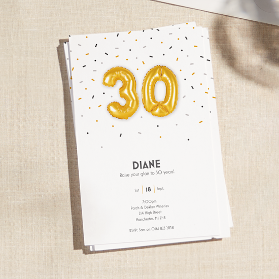 Photo birthday invitations clearance