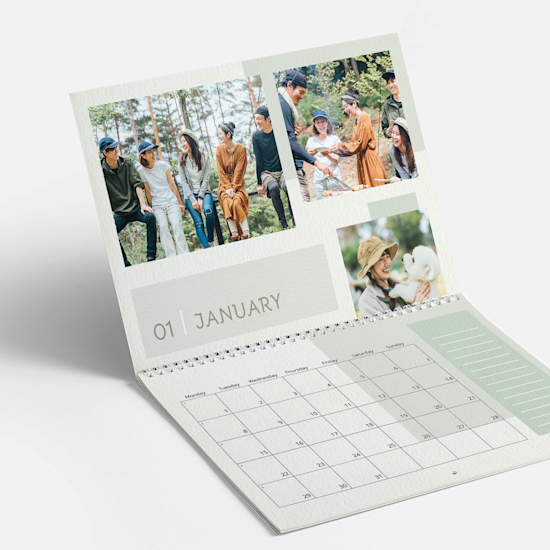 Personalised wall calendars 2024