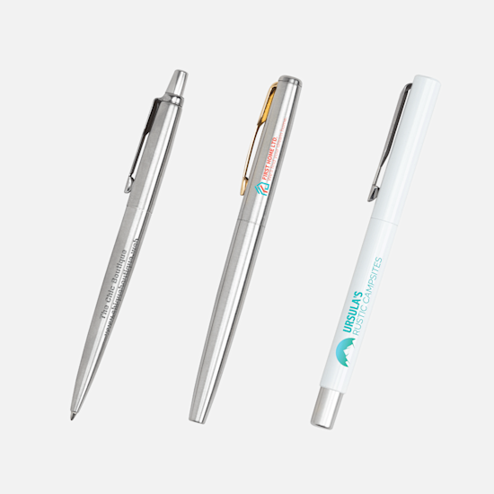 Logo writing pens top