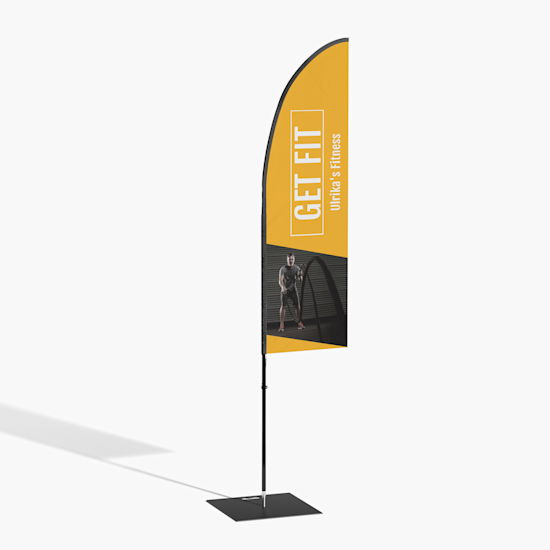 custom flags for trade show displays