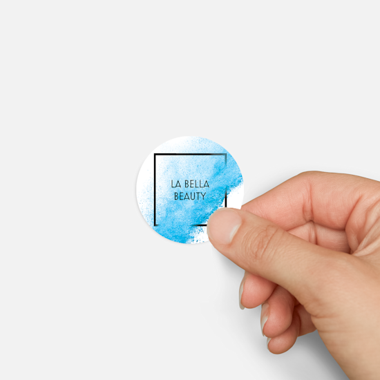 custom 1.5" x 1.5" circle stickers