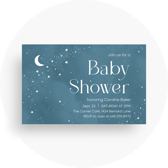 Baby boy shower invitations vistaprint clearance
