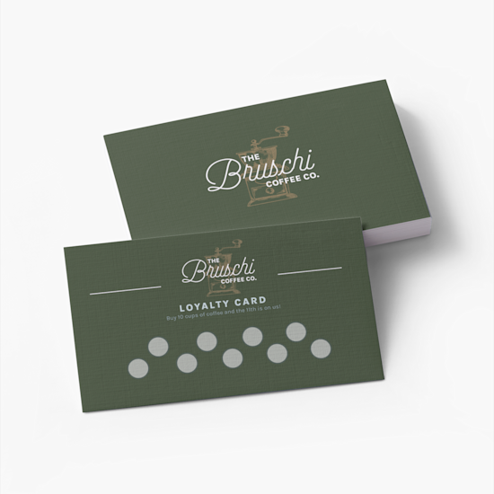 Loyalty business cards