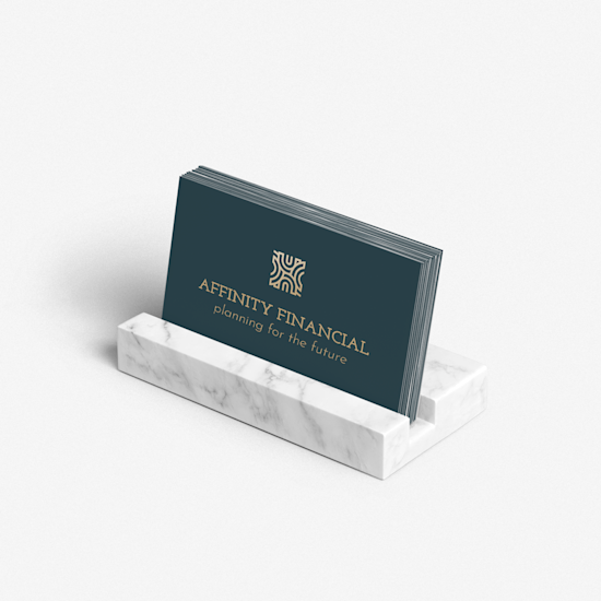 Engraved Crystal and Marble Pen Sets Customized Business Card Holders