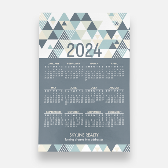 Calendrier GEO 2024 personnalisable