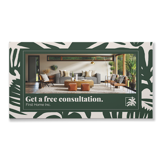 A 6x9 inches postcard