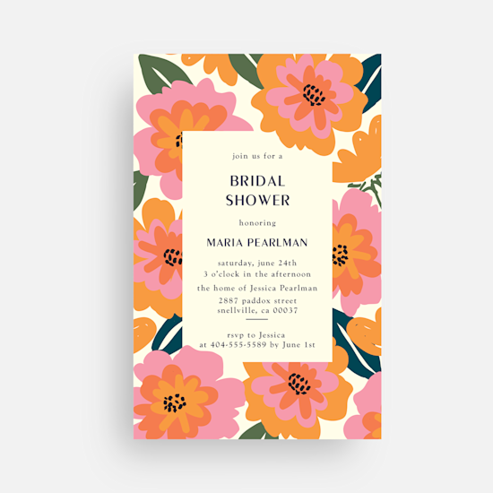 Vistaprint baby cheap shower invitation