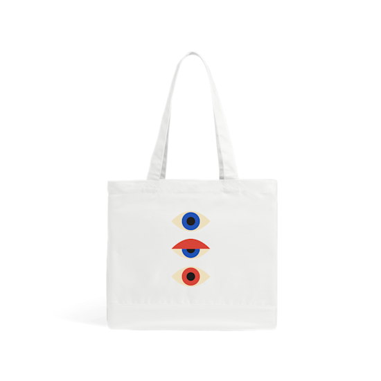 VistaPrint Two-Tone Zip Cotton Tote Bag